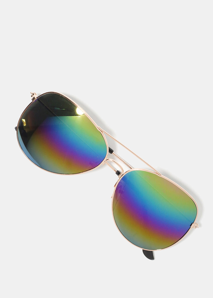 Rainbow Reflective Sunglasses  ACCESSORIES - Shop Miss A