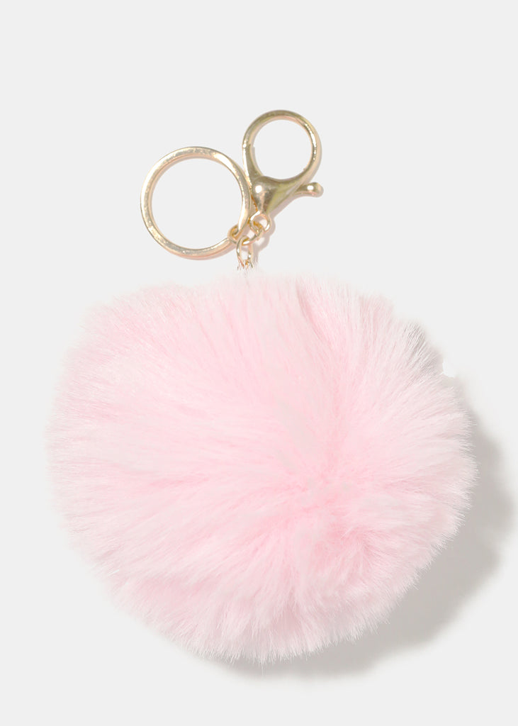 Pom Pom Keychain L. Pink ACCESSORIES - Shop Miss A