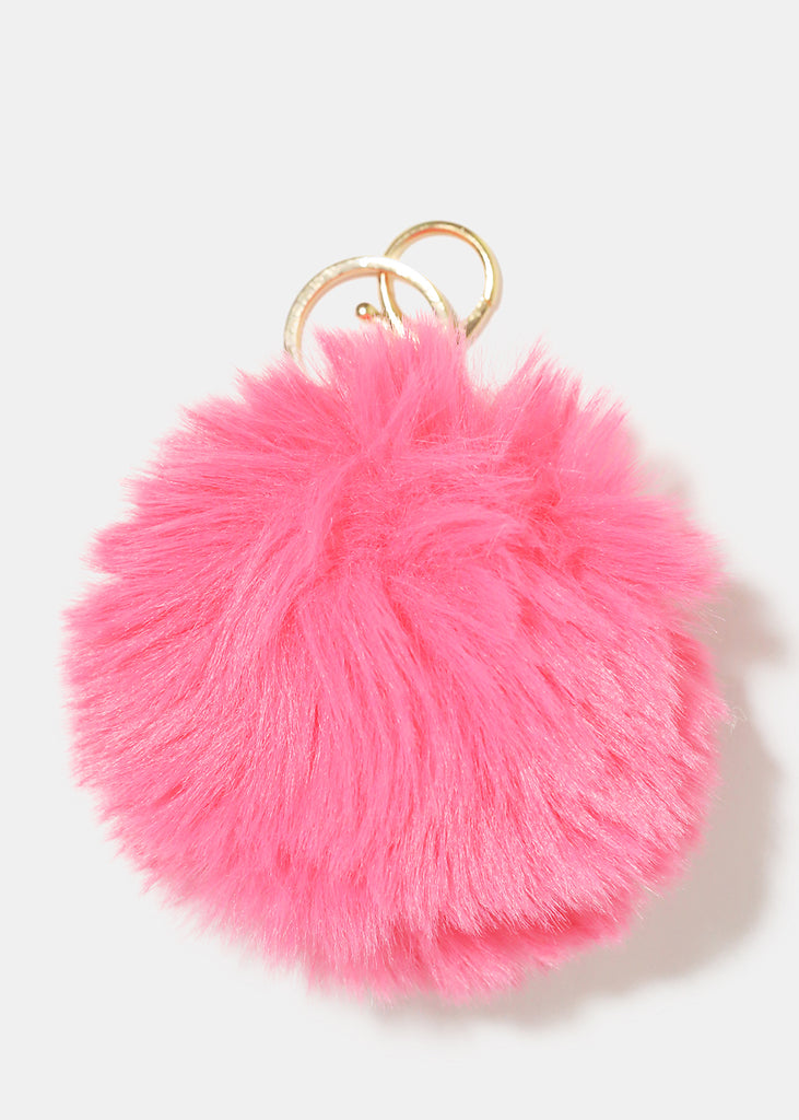 Pom Pom Keychain Pink ACCESSORIES - Shop Miss A