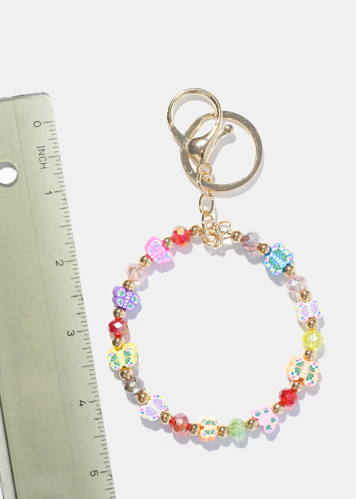 Multi Color Butterfly Keychain Bracelet  ACCESSORIES - Shop Miss A