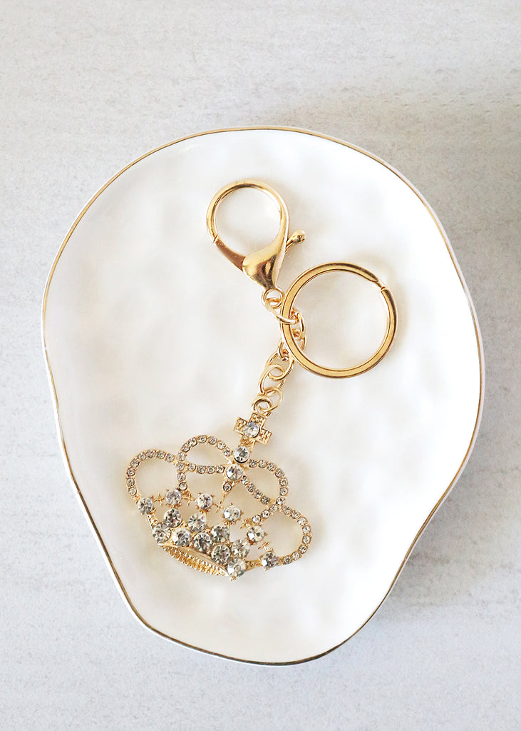 Crown Jewel Keychain Gold ACCESSORIES - Shop Miss A