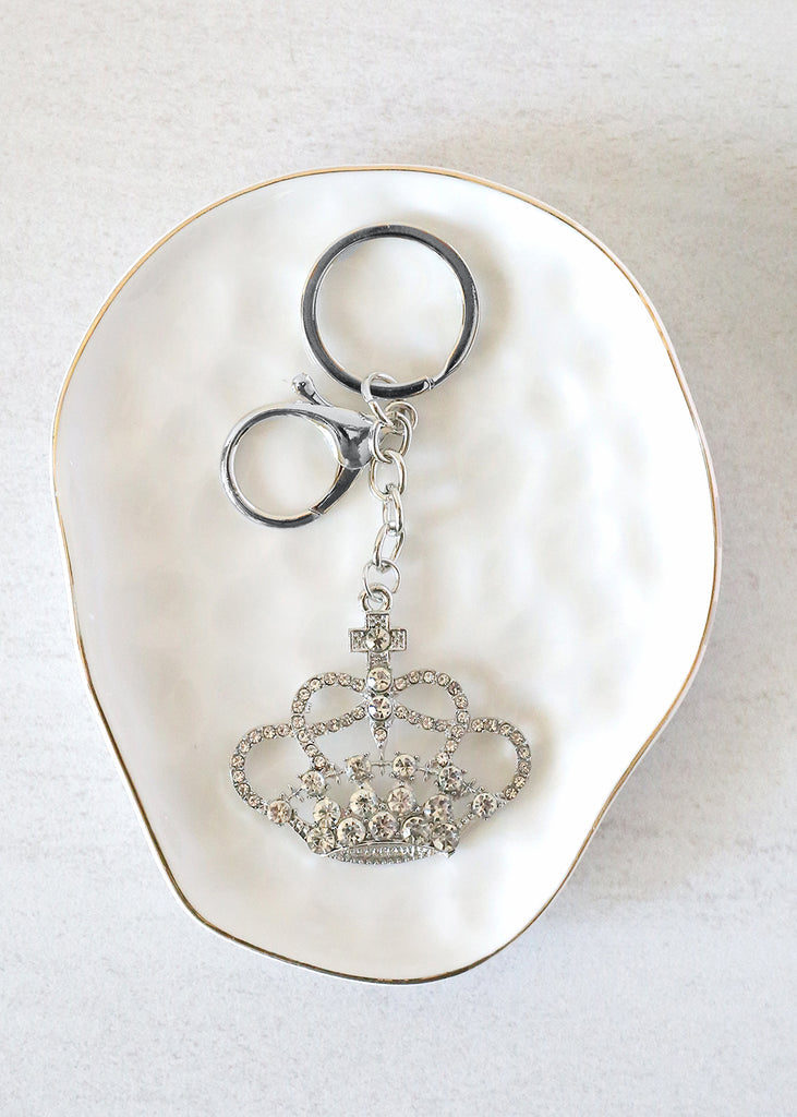 Crown Jewel Keychain Silver ACCESSORIES - Shop Miss A