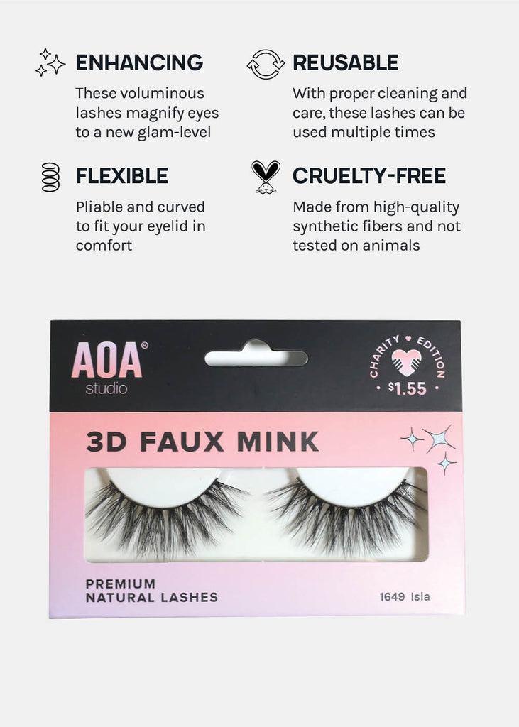 Paw Paw: 3D Faux Mink Lashes - Isla  COSMETICS - Shop Miss A