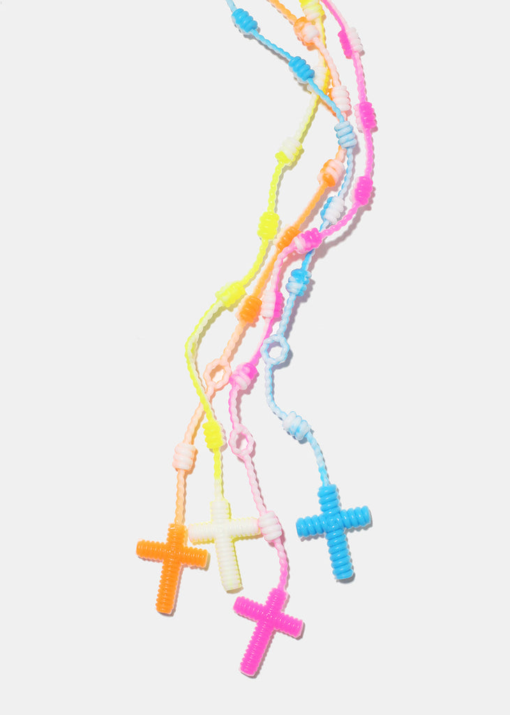 4 Pieces Cross Bracelet Rosary  JEWELRY - Shop Miss A