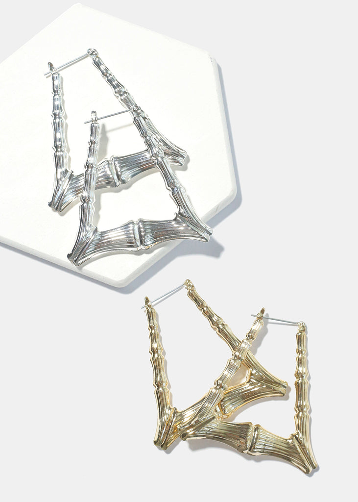 Triangle Bamboo Earrings  JEWELRY - Shop Miss A