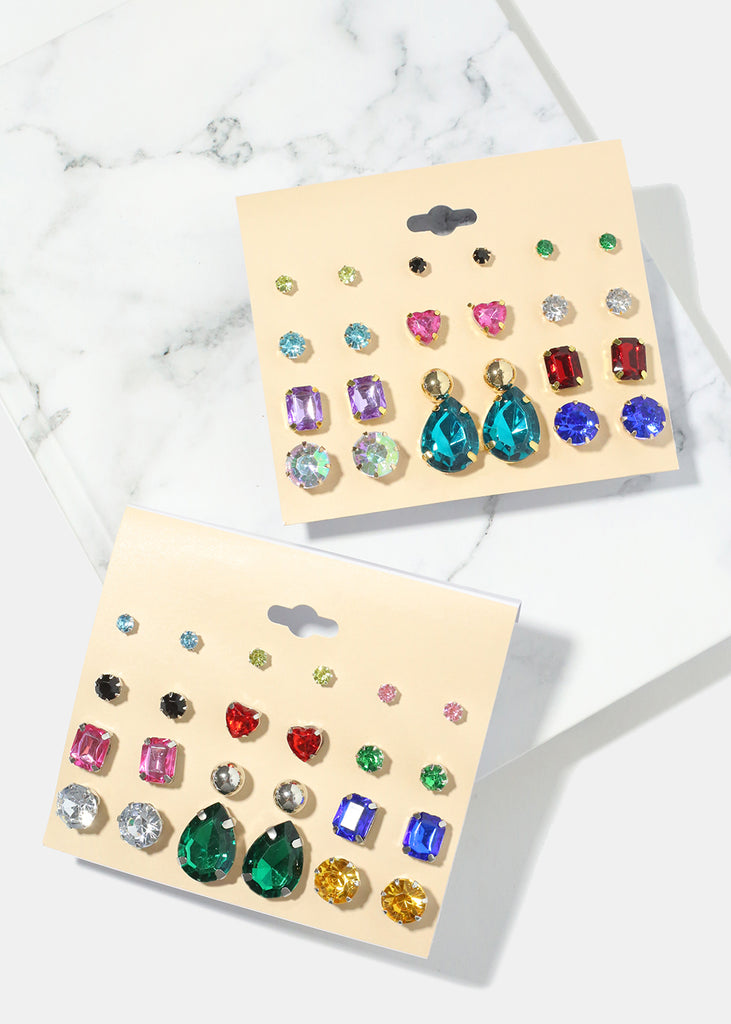 12 Pair Assorted Stud Earrings  JEWELRY - Shop Miss A