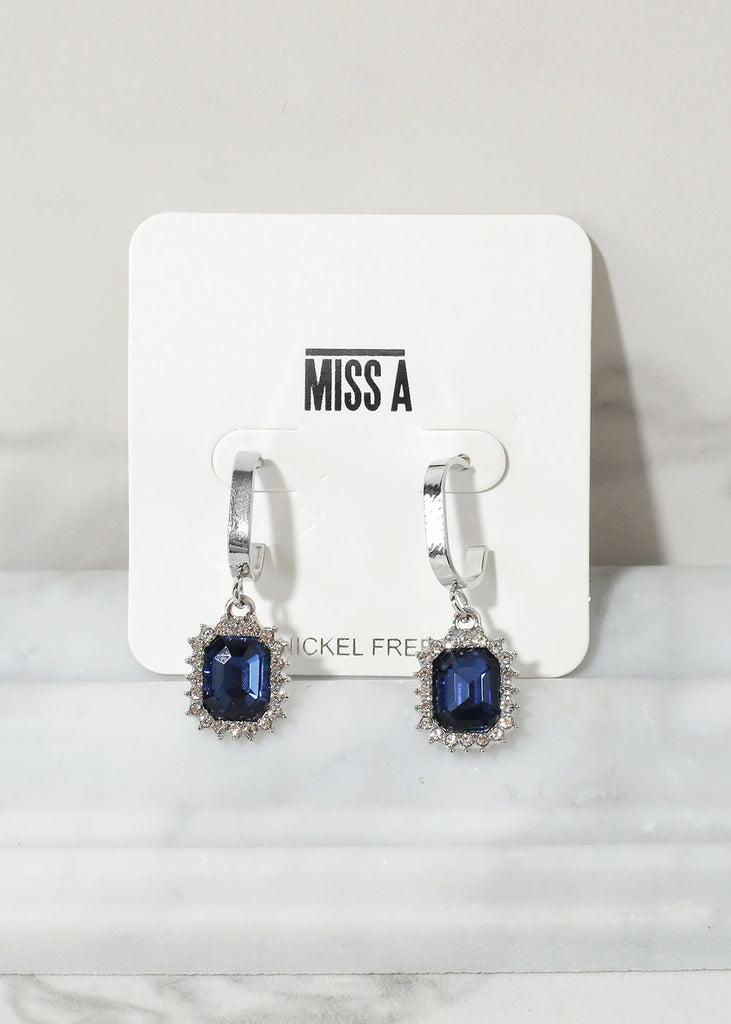 "Your Highness" Earrings Navy JEWELRY - Shop Miss A