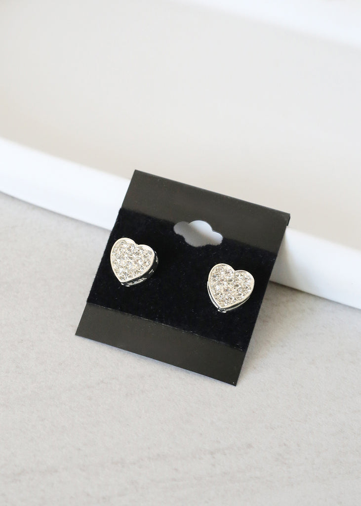 Sterling Heart Earrings  JEWELRY - Shop Miss A