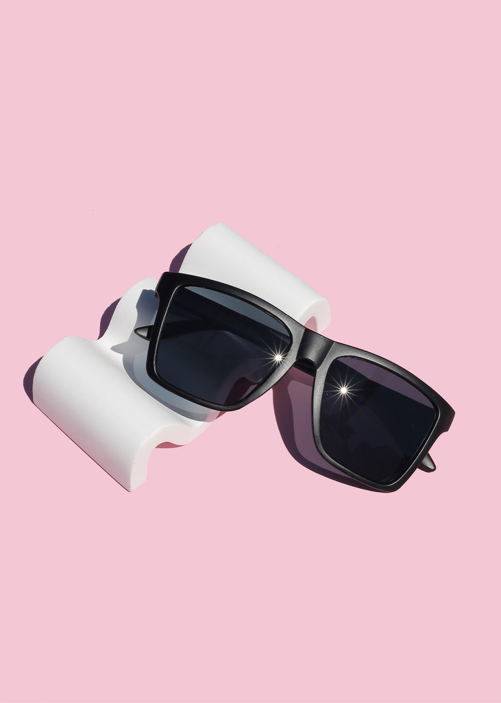 Oversized Rectangular Glasses  ACCESSORIES - Shop Miss A