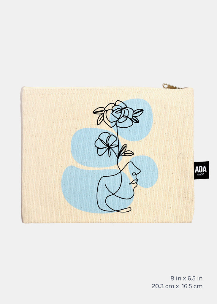AOA Canvas Bag - Flower Sketch  ACCESSORIES - Shop Miss A