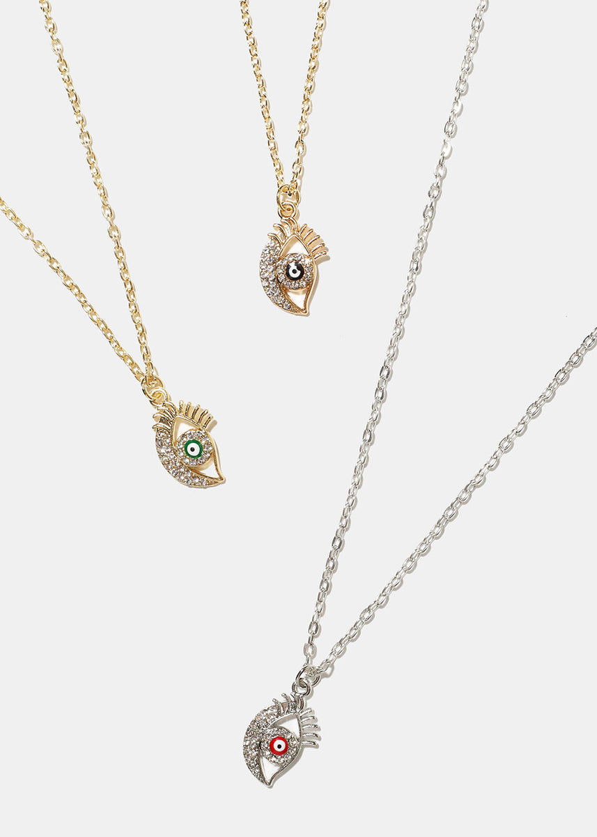 Elisa Evil Eye Necklace