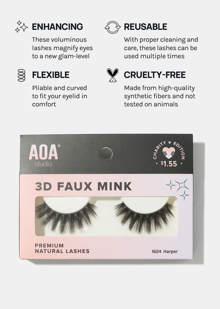 Paw Paw: 3D Faux Mink Lashes - Harper  COSMETICS - Shop Miss A