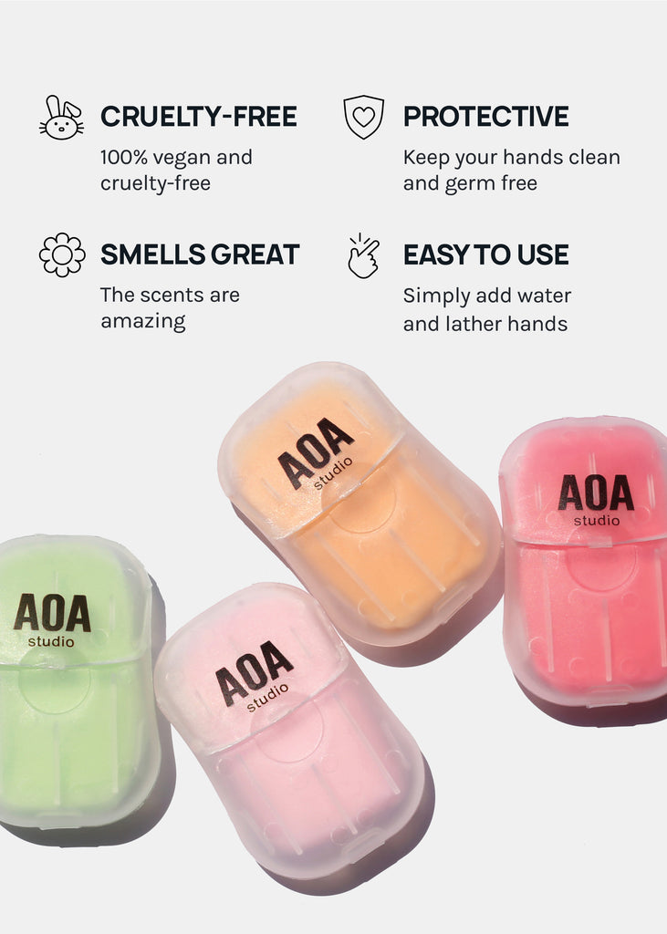 AOA Hand Soap Sheets - Peach  COSMETICS - Shop Miss A