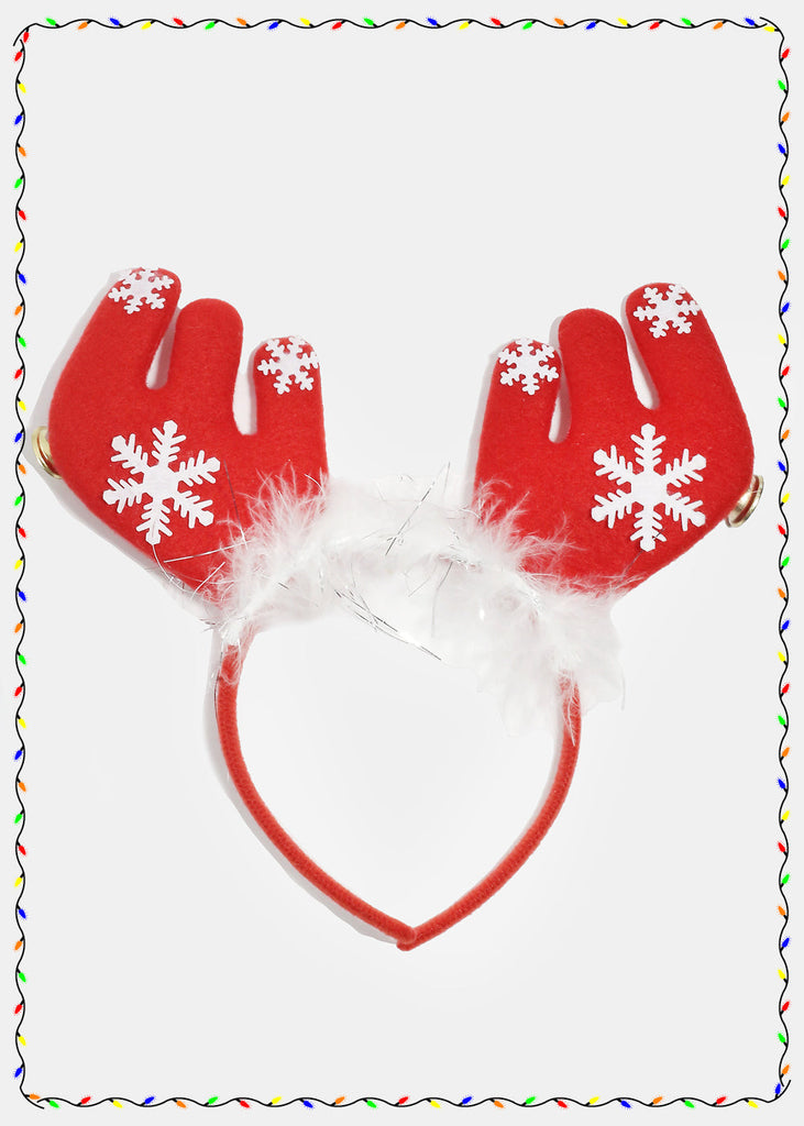 Miss A Christmas Headband - Red Snow  HAIR - Shop Miss A