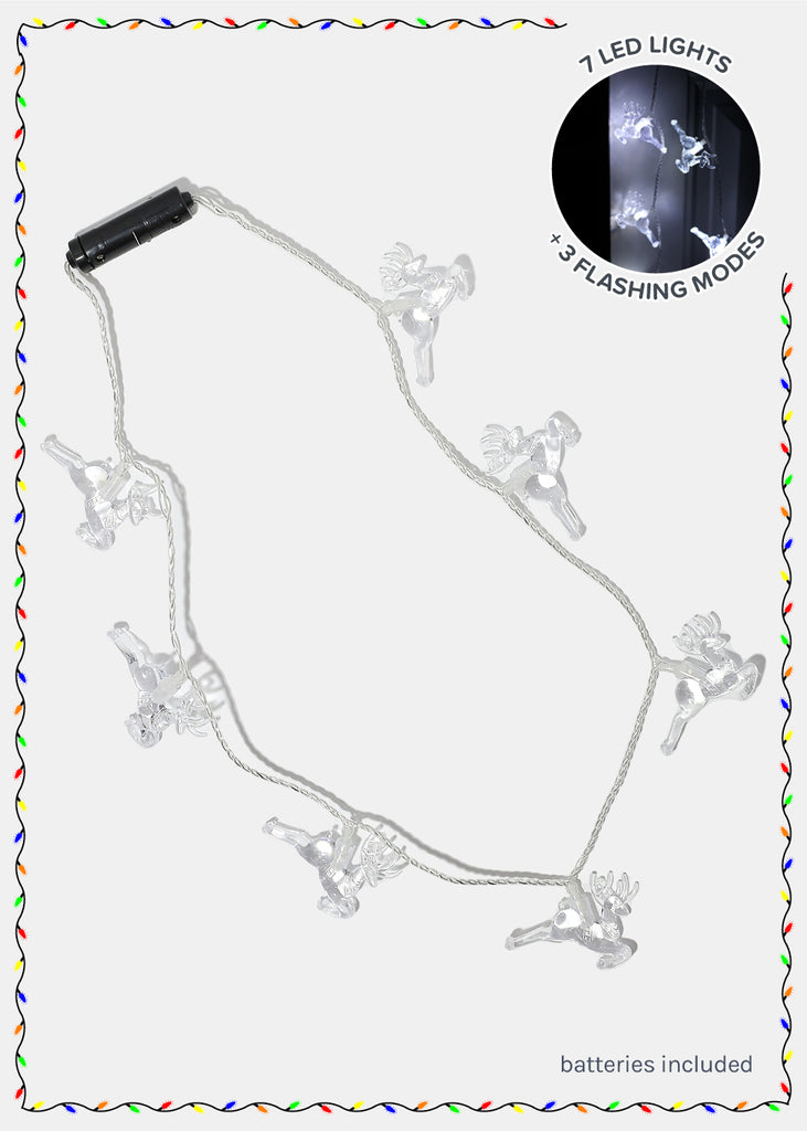 Miss A Christmas Light-Up Necklace - Reindeer  JEWELRY - Shop Miss A