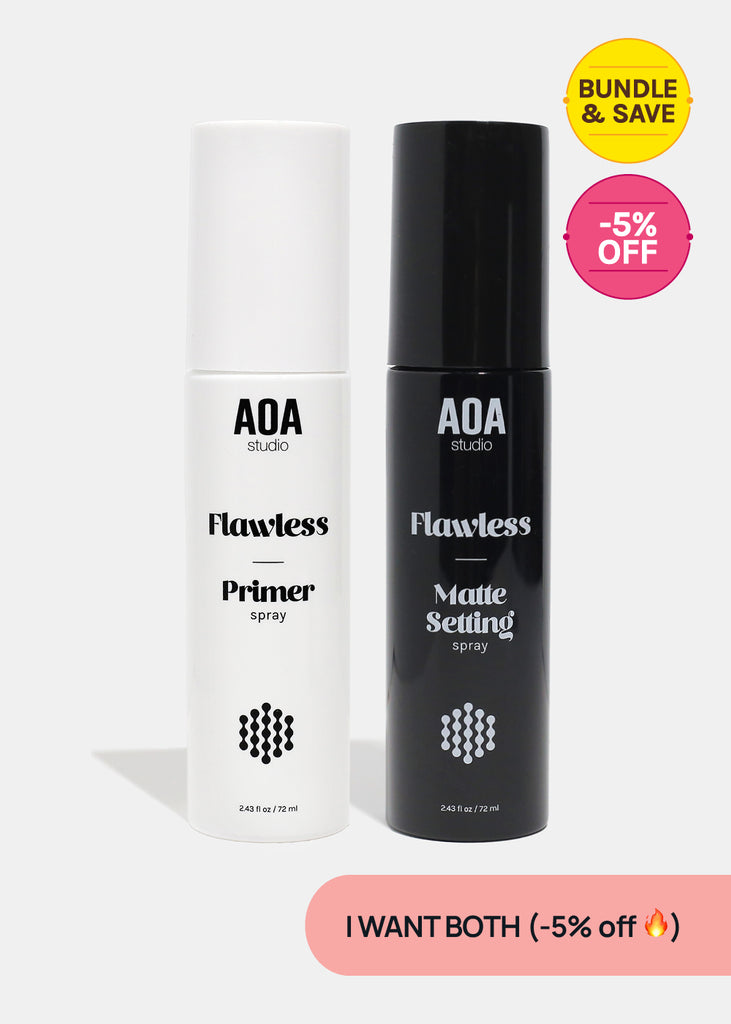 AOA Flawless Primer & Matte Setting Spray I WANT BOTH (-5% off 🔥) COSMETICS - Shop Miss A