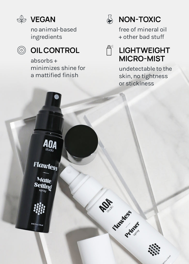 AOA Flawless Primer & Matte Setting Spray  COSMETICS - Shop Miss A