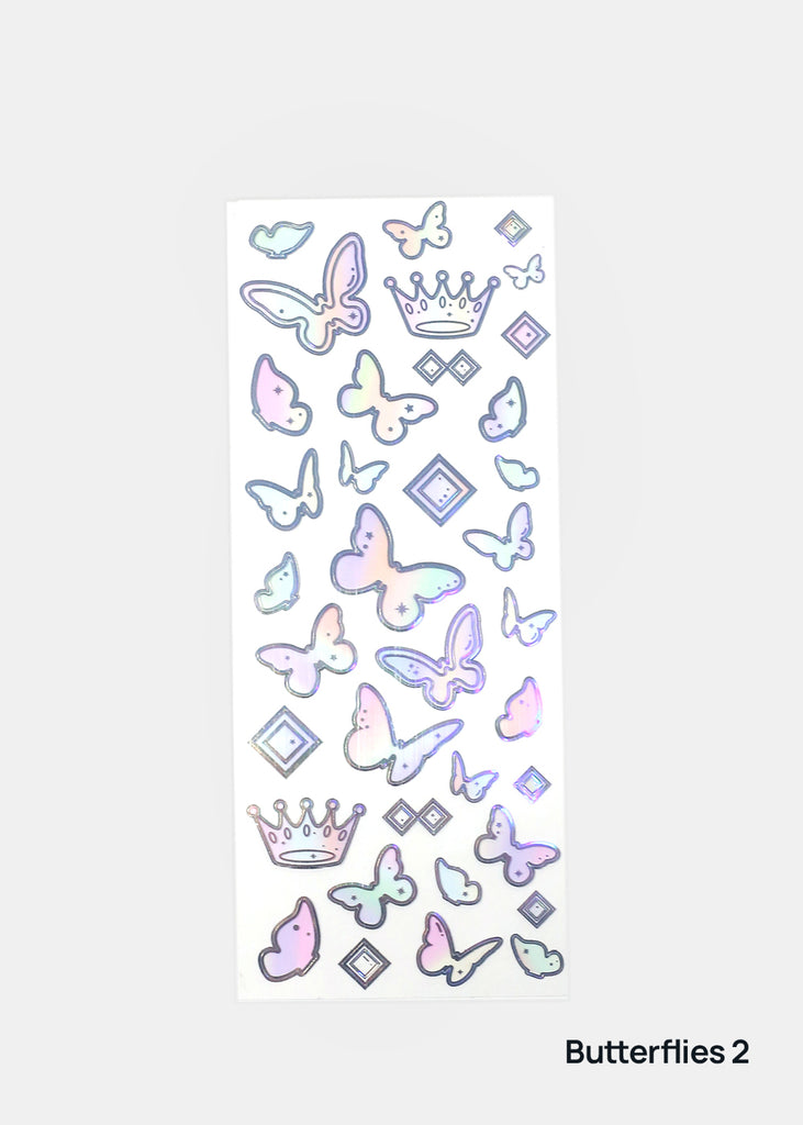 Official Key Items Sticker Sheet - Butterfly Butterflies 2 ACCESSORIES - Shop Miss A