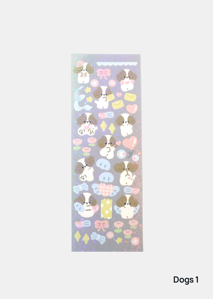 Official Key Items Sticker Sheet - Dogs Dogs 1 ACCESSORIES - Shop Miss A