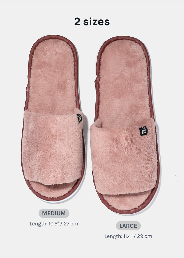 Official Key Items Open Toe Plush Slippers  LIFE - Shop Miss A