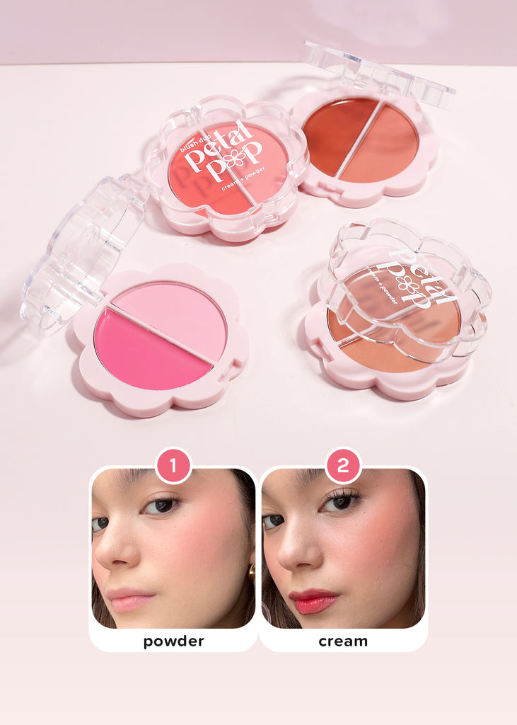 AOA Petal Pop Blush Duo Cream + Powder  COSMETICS - Shop Miss A