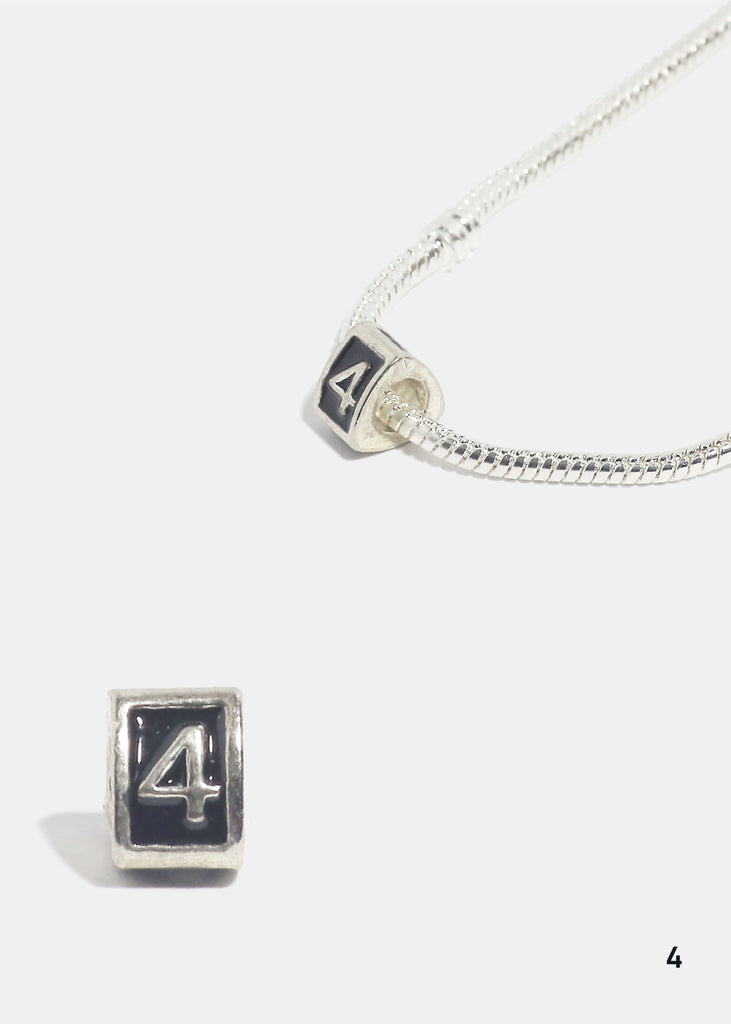 Miss A Bead Charm - Numbers 4 CHARMS - Shop Miss A