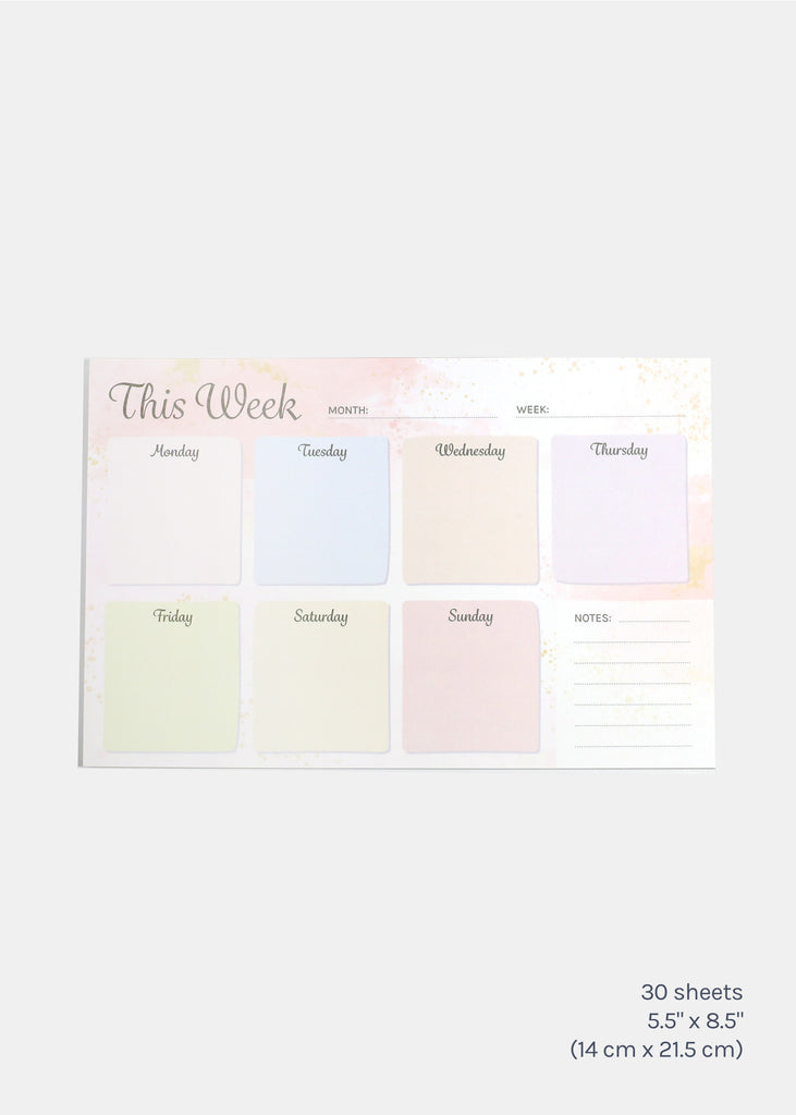 Official Key Items Weekly Notepad  LIFE - Shop Miss A