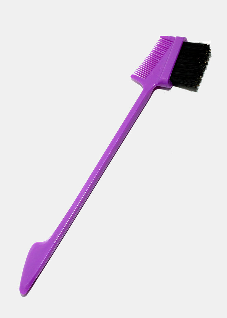 Double Sided Edge Control Brush & Comb Purple ACCESSORIES - Shop Miss A