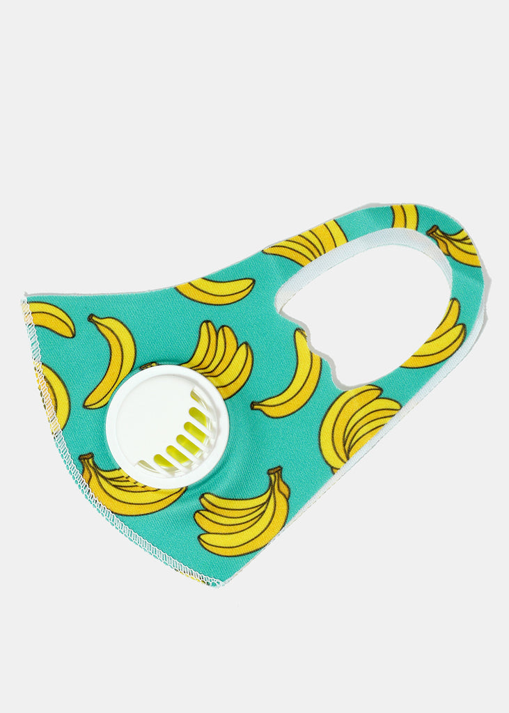 Fruity Print Kid's Face Mask Green SALE - Shop Miss A
