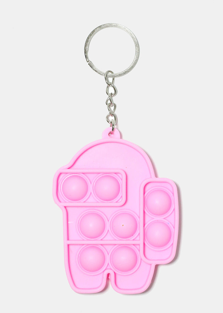 Robot Push Pop Keychain Pink ACCESSORIES - Shop Miss A
