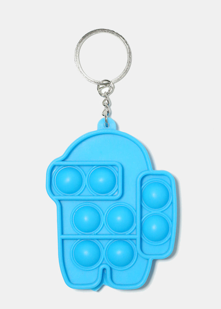 Robot Push Pop Keychain Blue ACCESSORIES - Shop Miss A