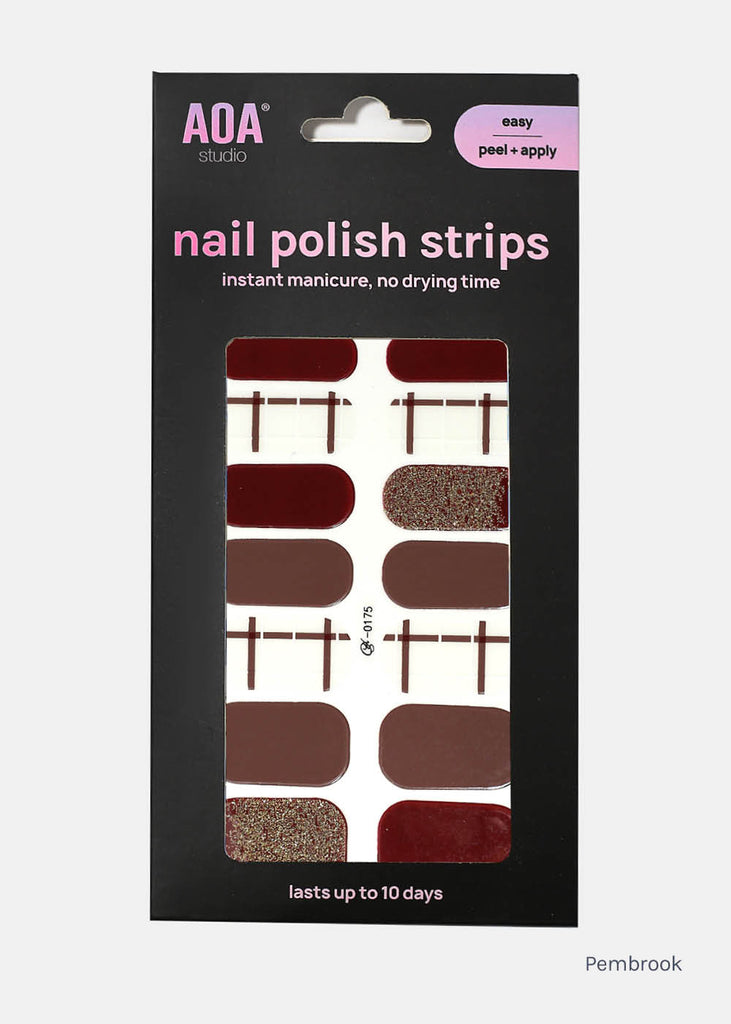 AOA Nail Polish Strips: Pembrook  NAILS - Shop Miss A