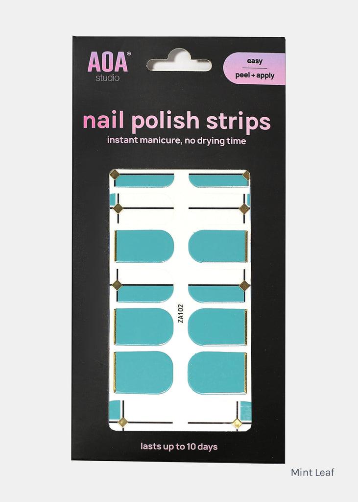 AOA Nail Polish Strips: Mint Leaf  NAILS - Shop Miss A