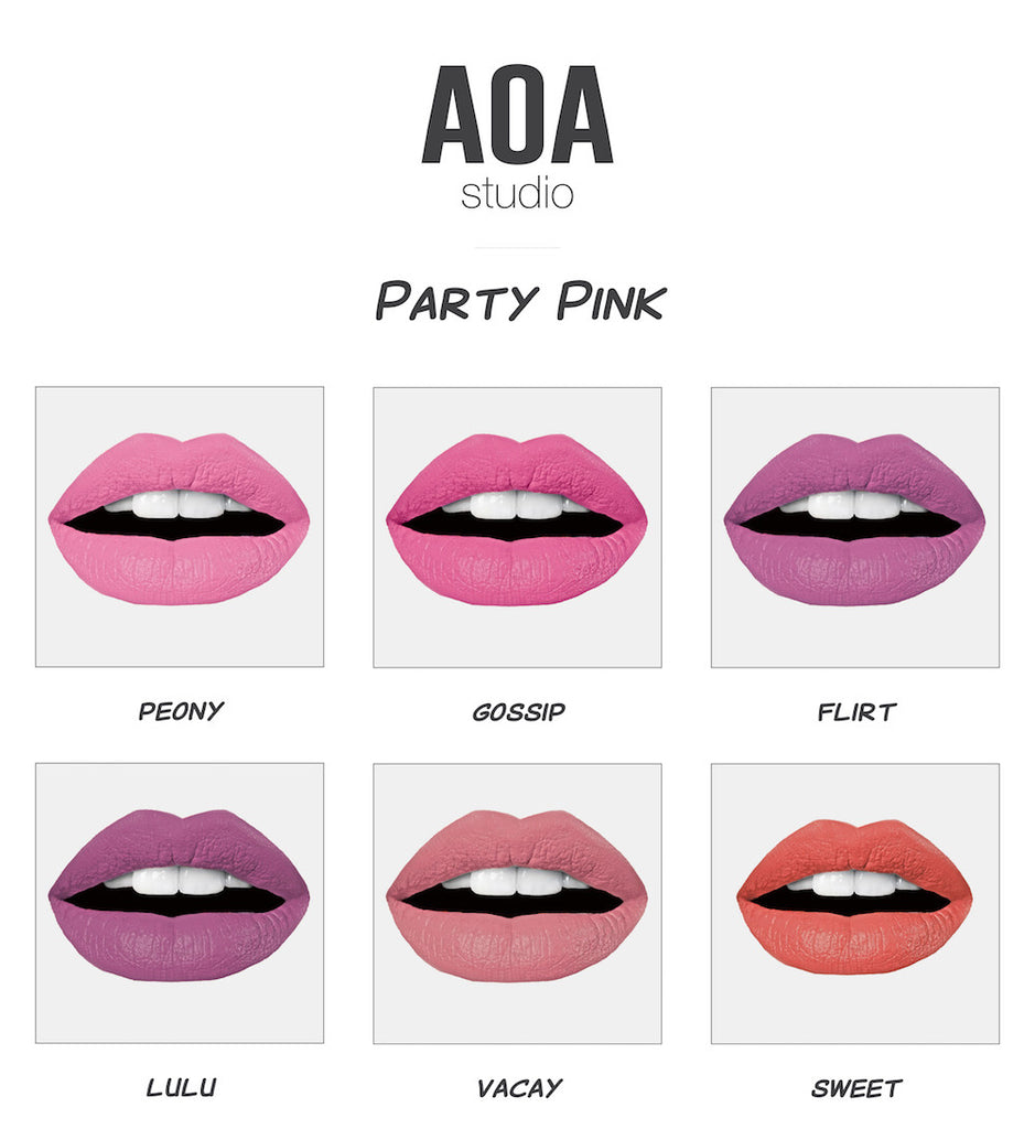 AOA Wonder Liplock - "Party Pink" Mattes  SALE - Shop Miss A