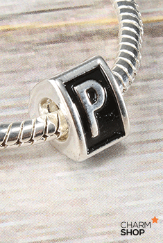 Letter P Block Bead Charm  CHARMS - Shop Miss A