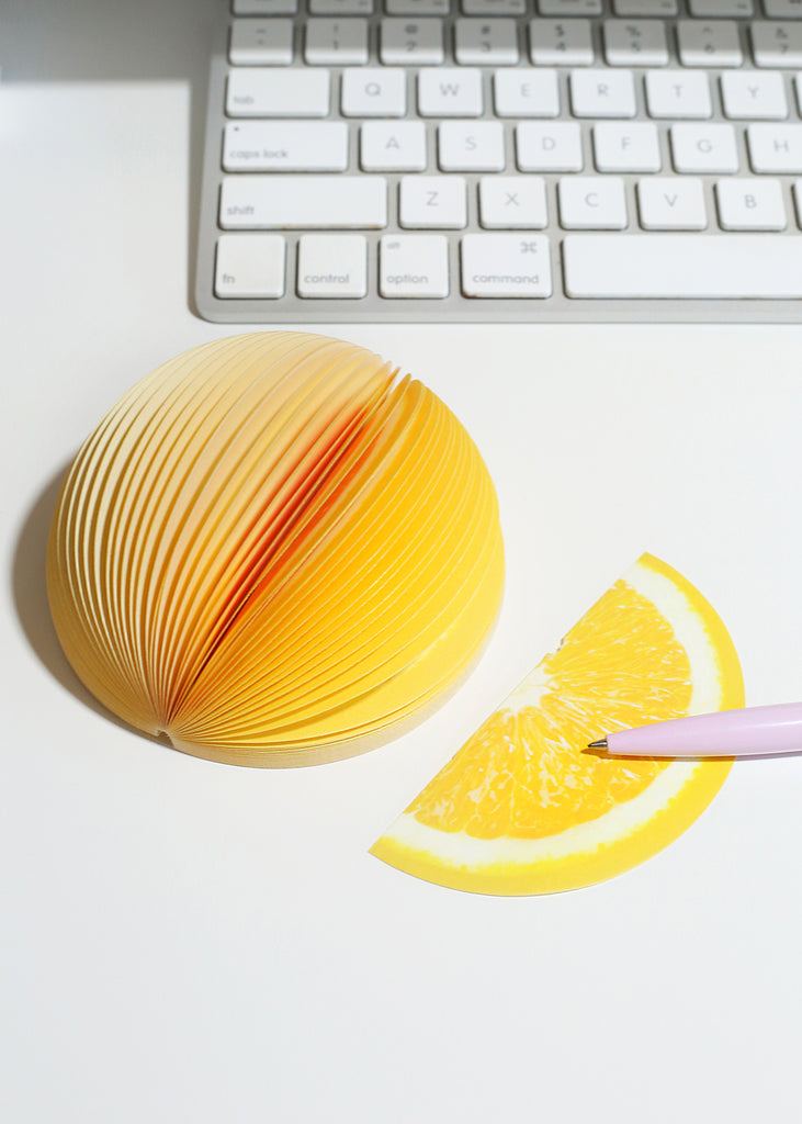 Official Key Items 3D Fruit Notepad Orange ACCESSORIES - Shop Miss A