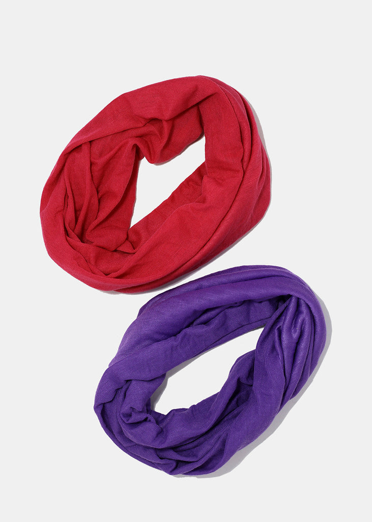 Solid Color Face Covering Neck Gaiter  ACCESSORIES - Shop Miss A