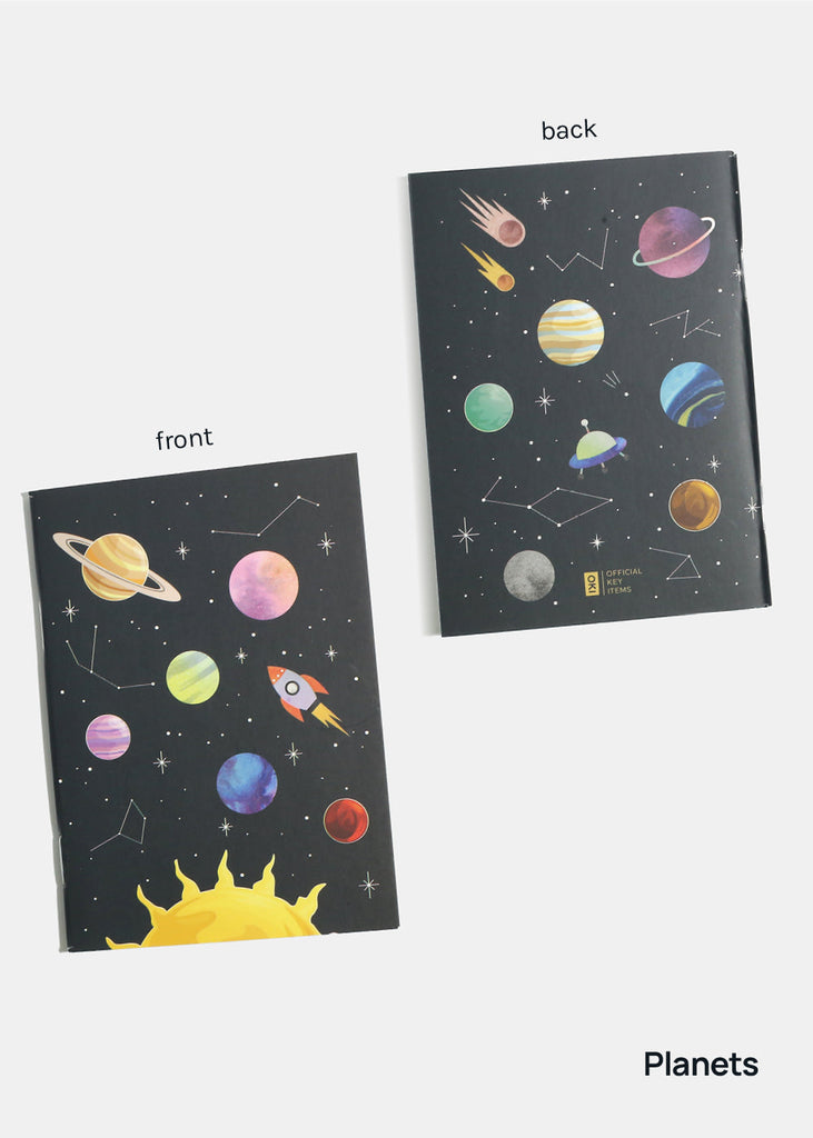 Official Key Items Saddle-Stitch Pocket Notebook Planets LIFE - Shop Miss A