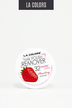 L.A. Colors - Polish Remover Pads - Strawberry Scent  NAILS - Shop Miss A
