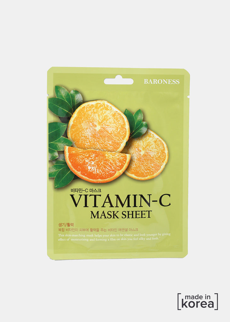 Baroness Sheet Mask- Vitamin C  Skincare - Shop Miss A