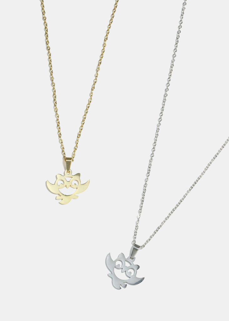 Owl Charm Necklace  JEWELRY - Shop Miss A