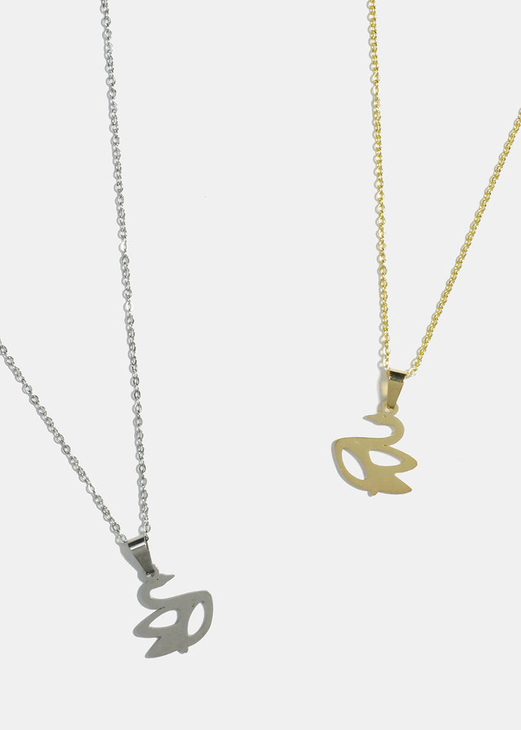 Mini Swan Pendant Necklace  JEWELRY - Shop Miss A