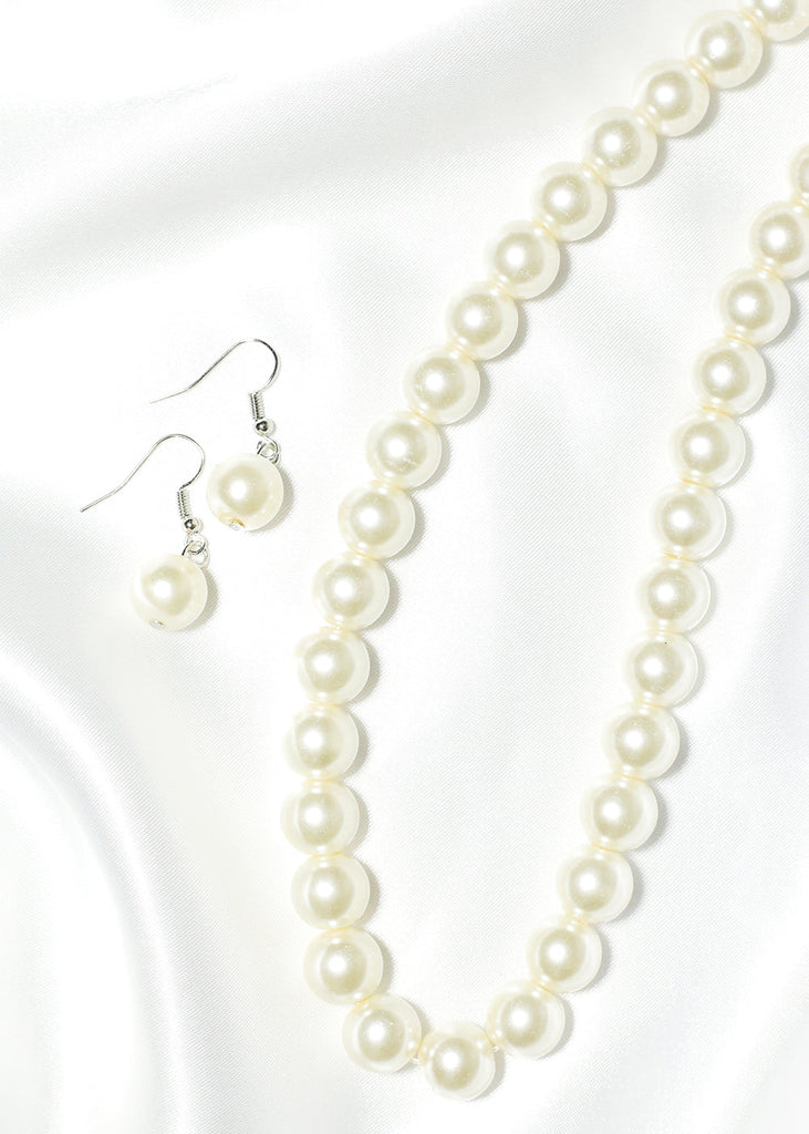 Classic Pearl and Earring Set  JEWELRY - Shop Miss A