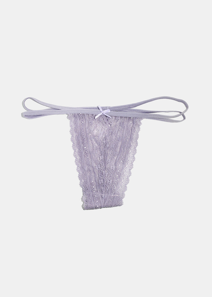 Lace Bikini-Style Panty- Purple  ACCESSORIES - Shop Miss A