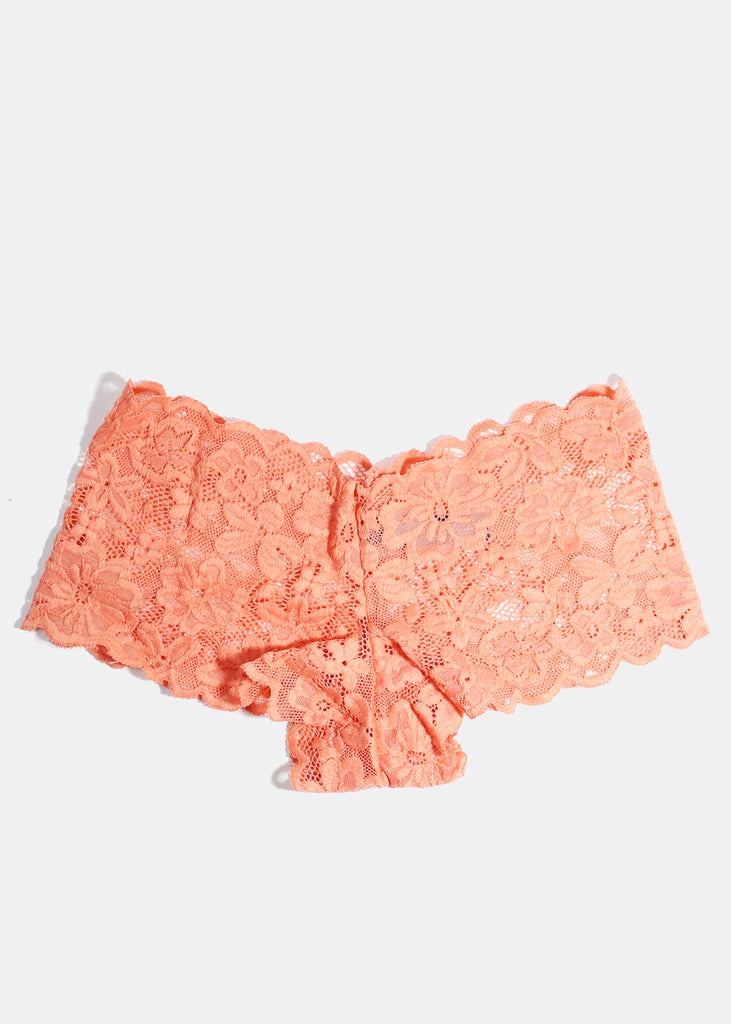 Coral Lace Cheeky  ACCESSORIES - Shop Miss A
