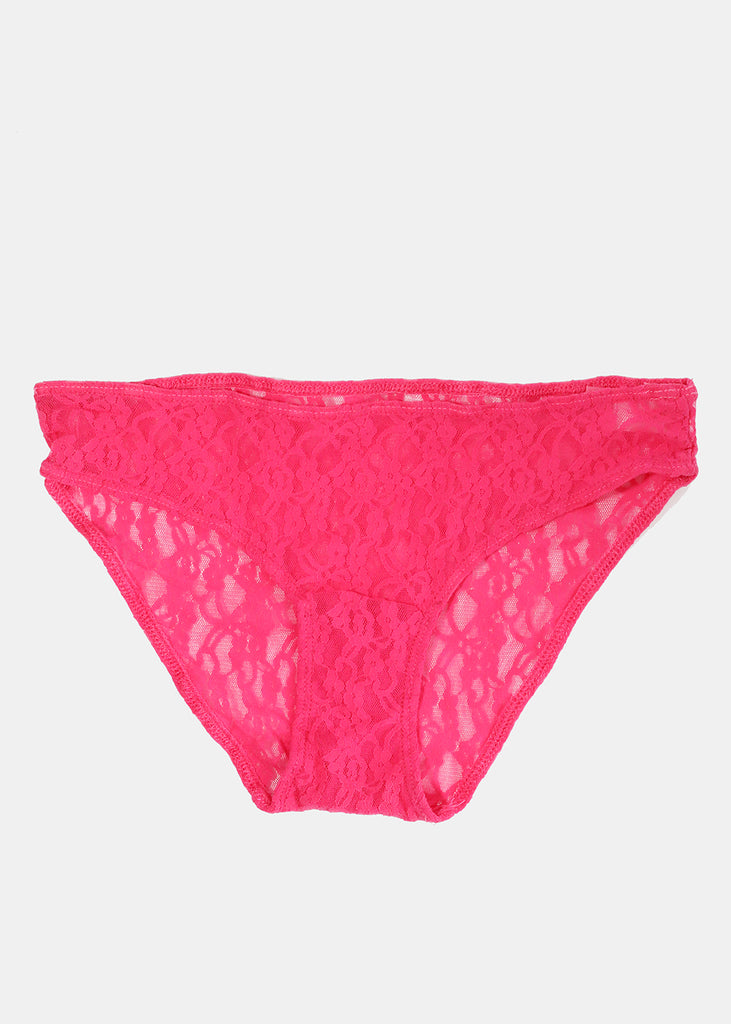 Fuchsia Lace Panty  ACCESSORIES - Shop Miss A