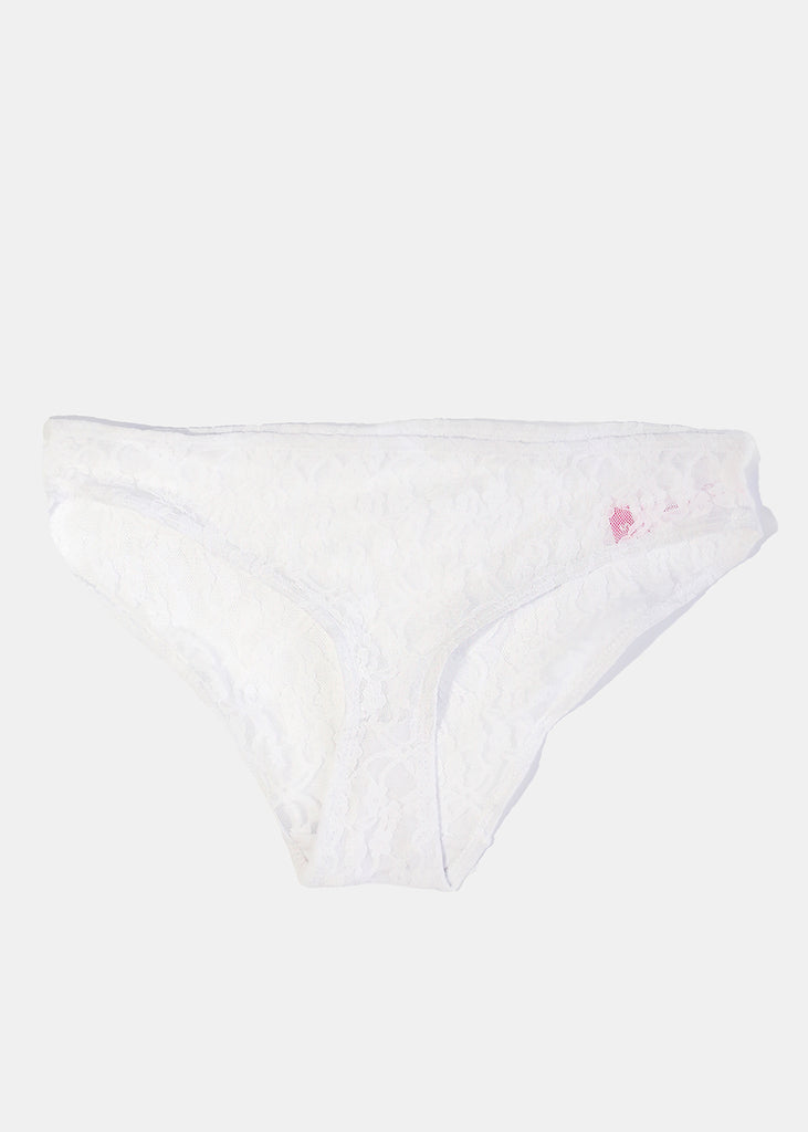 White Lace Panty  ACCESSORIES - Shop Miss A