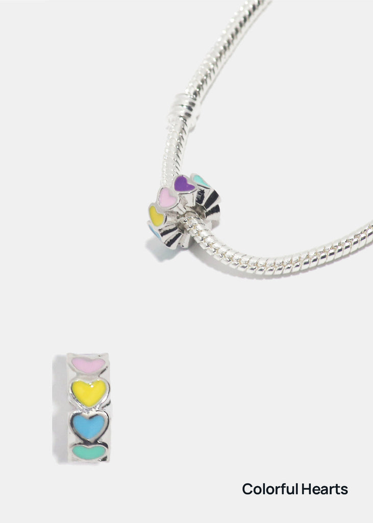 Miss A Bead Charm - Hearts Colorful Hearts CHARMS - Shop Miss A