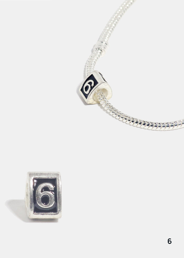 Miss A Bead Charm - Numbers 6 CHARMS - Shop Miss A