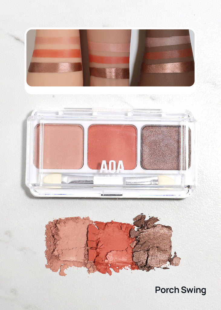 AOA Southern Charm 3 Color Eyeshadow Palettes Porch Swing COSMETICS - Shop Miss A